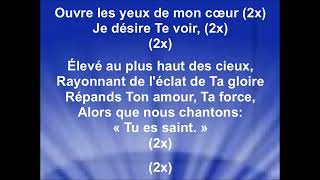 OUVRE LES YEUX DE MON COEUR  Mae Andrazz cover Paul Baloche [upl. by Maurise541]