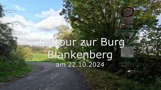 Radtour zur Burg Blankenberg [upl. by Bobby]