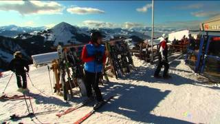 Der Bergdoktor Hans Sigl beim Skifahren [upl. by Sorkin]