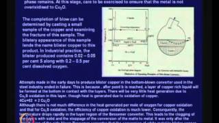 Mod01 Lec21 Lecture21Module  6 Extraction of Metals from Sulphides Extraction of Copper [upl. by Lorimer568]