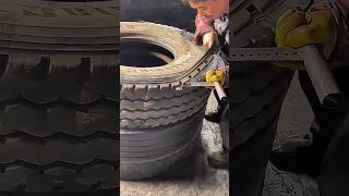 Tire retreading and thickening process [upl. by Mychael]