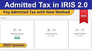 IRIS 20  Create Admitted Income Tax PSID and Attach CPR [upl. by Muirhead]