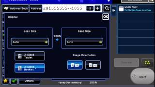 How to Fax on Sharp Copier  Printer  Scanner  Fax  Broadcast and Settings [upl. by Anbul]