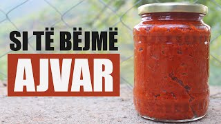 Ajvar me speca te kuq  Ajvar shtepie tradicional [upl. by Einehpets]