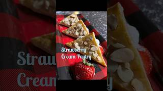 Easy Dessert｜Strawberry Cream Pastry strawberryrecipes dessert dessertrecipe easydessert [upl. by Reld]