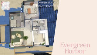 Pinecrest Apartments 404 Speed Build THE SIMS 4 [upl. by Anes]