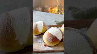 Delicious STRAWBERRY MARITOZZI recipe  Cream Buns Recipe shorts recipe [upl. by Ellehcirt]