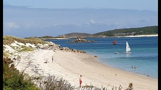 St Marys amp Tresco Islands Tregarthens Hotel The New Inn amp Sea Garden Apartments in August 2019 [upl. by Enneillij]