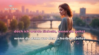 Andrea Berg  Ich werde lächeln wenn Du gehst Karaoke Version [upl. by Olympias214]