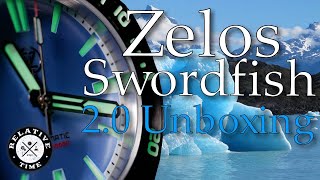 Unboxing a Glacier Ice Blue Zelos Swordfish V2 Stainless Unboxing [upl. by Howes698]