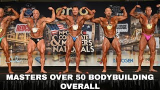 Over 50 Bodybuilding Overall Comparison 2023 Masters NPC Nationals [upl. by Salena145]