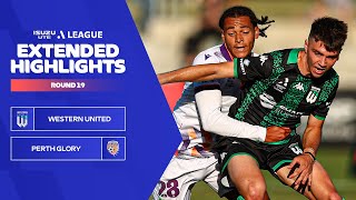 Western United FC v Perth Glory  Extended Highlights  Isuzu UTE ALeague 202324  Round 19 [upl. by Llenoil]