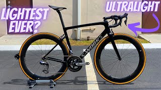 THE LIGHTEST BIKE SPECIALIZED EVER MADE SPECIALIZED SWORKS TARMAC SL6 ULTRALIGHT RIM BRAKE [upl. by Jeconiah]