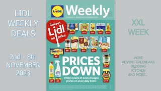 Lidl Weekly Deals 2nd  8th November 2023 XXL Week [upl. by Car924]