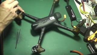 Hubsan H501S X4  How to replace the Compass and GPS modules [upl. by Onnem223]