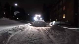 Volvo L70F med Multiskopa snowremoval snöröjning [upl. by Ednargel]