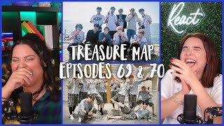 What a Mess Reacting to TREASURE MAP EP69 🏊‍♂️ amp EP70 🥵  Ams amp Ev React [upl. by Anuqahs]