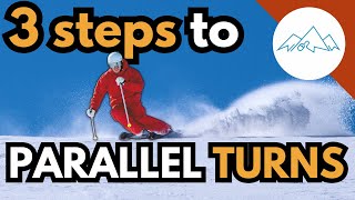 3 steps to stronger Parallel turns  Intermediate ski tips  How to ski parallel turns [upl. by Philomena]