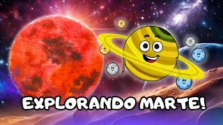 Explorando Marte com Saturnildo🌍Curiosidades do Planeta Vermelho para Crianças  Aventura Espacial [upl. by Issie]