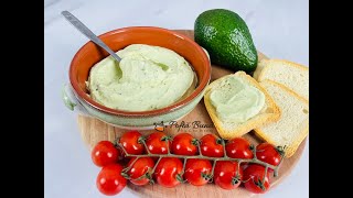 Crema de branza cu avocado patrunjel si usturoi sanatoasa si delicioasa [upl. by Bisset]