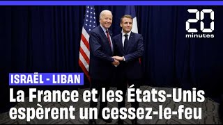 Israël  Liban  Paris et Washington appellent à un cessezlefeu de 21 jours [upl. by Rubenstein455]