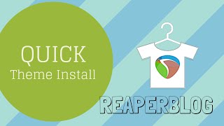 How to install a new REAPER DAW theme [upl. by Devondra]