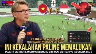 SAMPAI FRUSTASI Pelatih Vietnam Langsung Ngomong Gini Usai Kalah Memalukan Lawan Indonesia 03 [upl. by Radbourne]