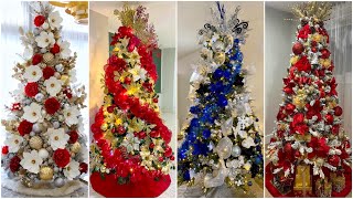 TENDENCIAS DE ÁRBOLES DE NAVIDAD 2023🎄 DECORACIONES NAVIDEÑAS ❄️ÁRBOLES DECORADOS❄️ [upl. by Caine]