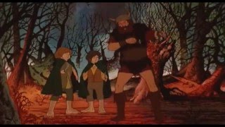 Lord of the Rings 1978  Boromirs death with LotR soundtrack [upl. by Ahsenal]