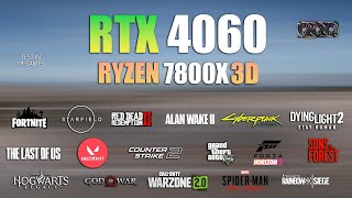 RTX 4060  Ryzen 7 7800X3D  Test in 18 Games  RTX 4060 Gaming [upl. by Fife555]