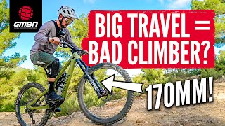 Are Long Travel Bikes Efficient  GMBN Does Science [upl. by Keyte]