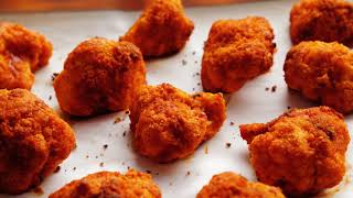 How To Make Buffalo Cauliflower Wings  CRISPY Baked Recipe [upl. by Boar]