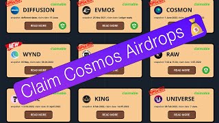 Check Airdrop Eligibility  Claim Cosmos Ecosystem Airdrops [upl. by Korten923]