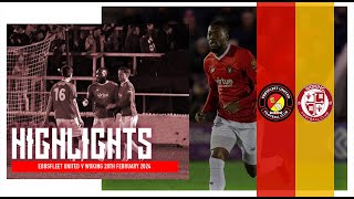 HIGHLIGHTS  Ebbsfleet United Vs Woking [upl. by Lemrej]