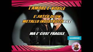 Francesco Renga e Nek Pazzo di te KARAOKE FAIR USE [upl. by Novaelc]