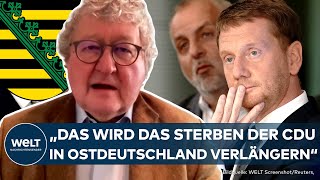 SACHSEN CDU könnte bei Landtagswahlen knapp vor AfD gewinnen  Aber langfristig kein Machterhalt [upl. by Ranie132]