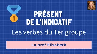 Les verbes du 1er groupe en français Niveau A1 [upl. by Aryek]