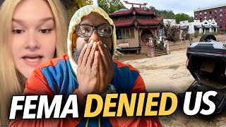 quotFEMA Denied Us Disaster Assistancequot Woman From Asheville NC Says Kamala Harris Hasnt Helped Them [upl. by Osy290]