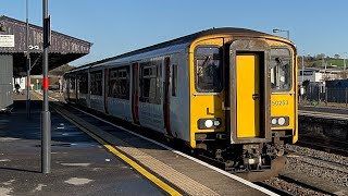 Trains In Carmarthen 27112024 [upl. by Lehcsreh]