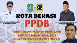 SOSIALISASI PPDB ONLINE SMPN KOTA BEKASI [upl. by Studner]