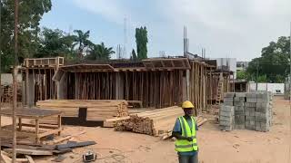 Building In Ghana 🇬🇭 Mini Estate Construction In the City Of AccraGhana Cost Of Building a House [upl. by Nagiam]