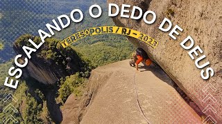 Escalada no Dedo de Deus Teresópolis RJ  Via Leste  Variante Maria Cebola [upl. by Hefter369]