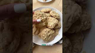 Rice Krispie Cookies cookiesrecipe dessertrecipes easybakingrecipes [upl. by Ofella]