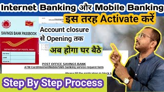 Post Office Internet Banking Activation । Post Office Online Banking । Mobile Banking Activation [upl. by Aelc]