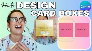 How to Design Card Deck Boxes in Canva amp Where to Print Them [upl. by Ernald]