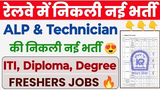 Railway ALP amp Technician की निकली नई भर्ती 😍 Salary 44000  Konkan Railway Recruitment 2024 [upl. by Adnih839]