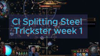 PoE 325 Splitting Steel CI Trickster endgame showcase [upl. by David]