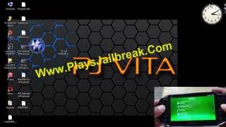 PS Vita 361 Jailbreak launch HENkaku [upl. by Allets]