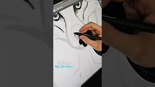 Sketching Timelapse  Digital Art [upl. by Aridan]