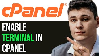 HOW TO ENABLE TERMINAL IN CPANEL 2024 [upl. by Annaik848]